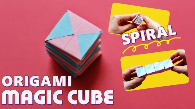 折り紙 マジックキューブ 作り方 伸びる 形が変わる箱 子供が喜ぶ手作りおもちゃ 海外tips Diyエコスローライフ